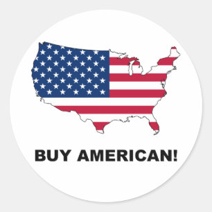 Adesivo Compre o americano