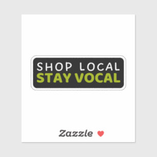 Adesivo Compre o Vocal Local Permanência - Suporte