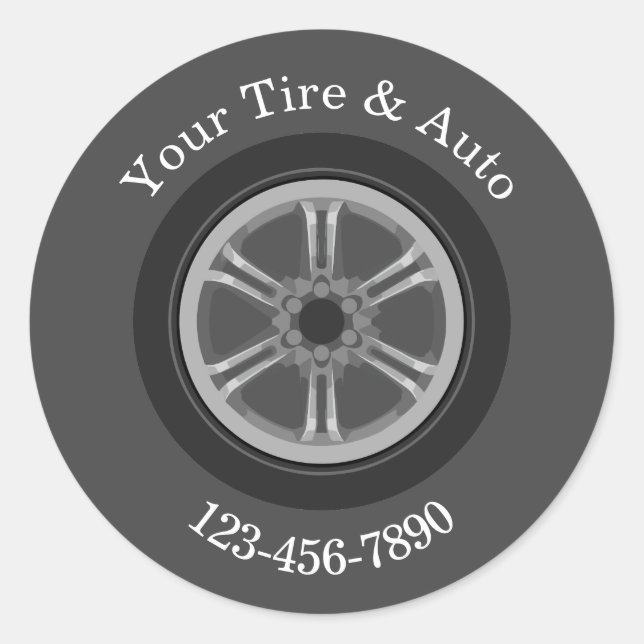 Adesivo Compro Automotive Tire And Repair (Frente)
