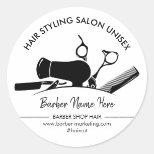 Adesivo Compro Barber Stylist