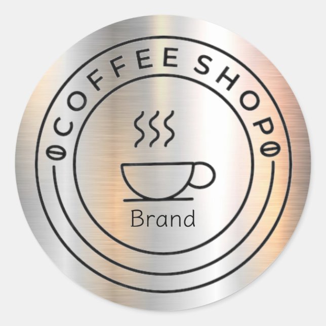 Adesivo Compro Café Café da Taça (Frente)