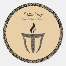 Adesivo Compro de Café de Encomenda Simples Profissional