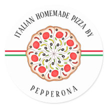 Compro de negócios personalizado da pizza italiana