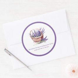 Adesivo Compro Flor da ilustração da Lavanda comercial