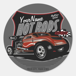 Adesivo Compro Personalizado de Velocidade do Soquete Verm