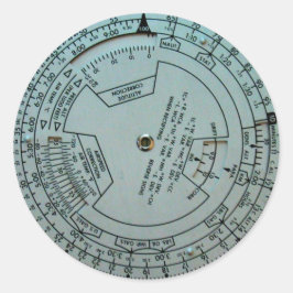 Adesivo Computador de navegação da aviação