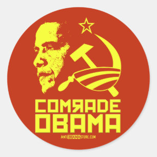 Adesivo Comrade Obama