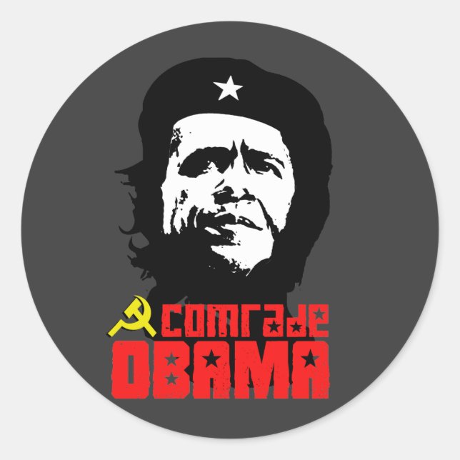 Adesivo Comrade Obama (Frente)