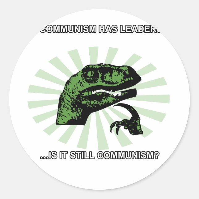 Adesivo Comunismo Filosoraptor (Frente)
