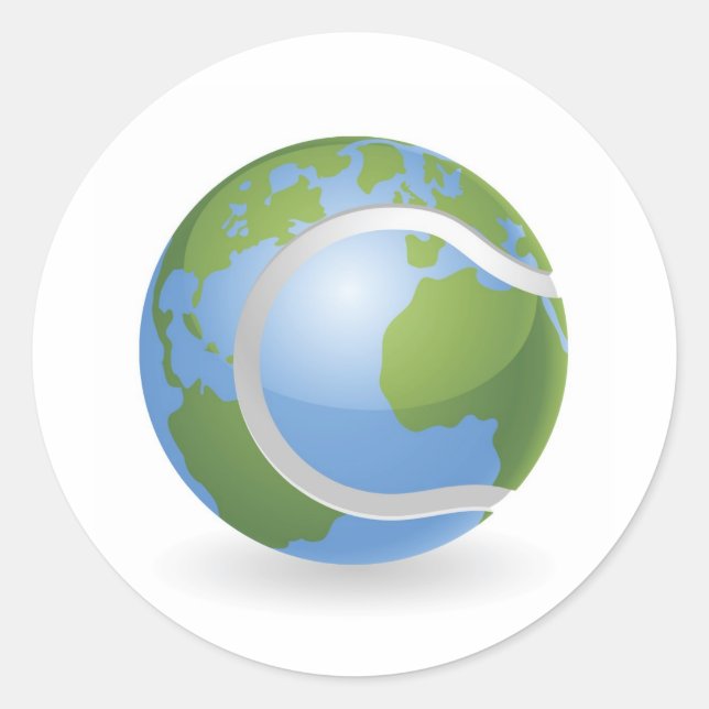 Adesivo Conceito mundial de tênis (Frente)