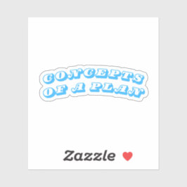 Adesivo Conceitos de um Plano