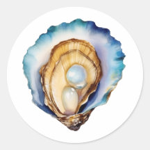 Concha de Ostra Aquarela