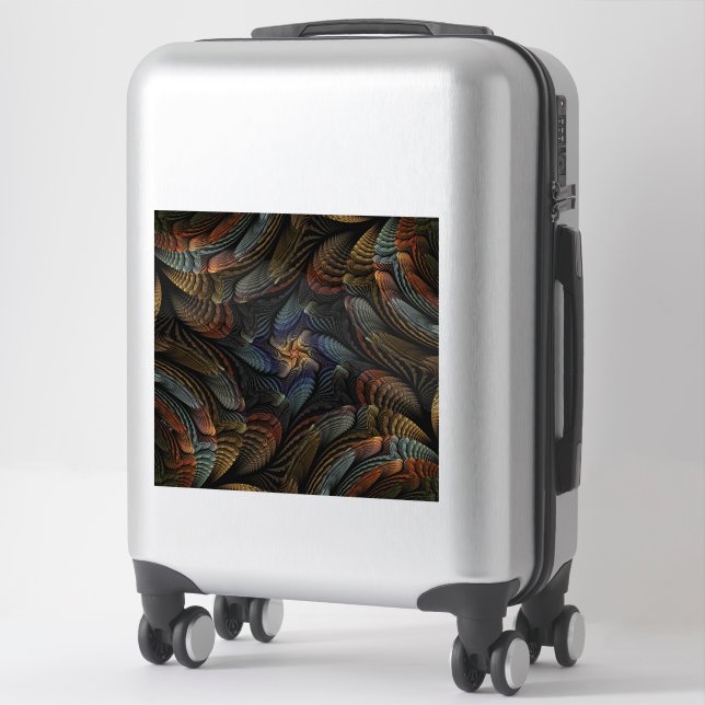 Adesivo Conchas Abstratas (Mala)