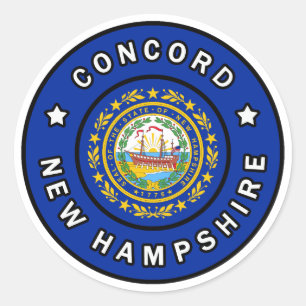 Adesivo Concórdia New Hampshire