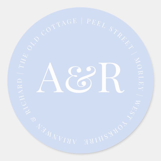 Adesivo Concurso de Casamento de Jardins Florais Dusty Pur (Frente)