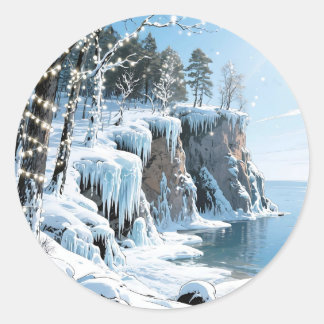 Adesivo Condado de Door Wisconsin Inverno Natal 