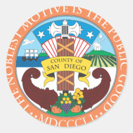 Adesivo Condado de San Diego