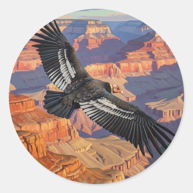 Adesivo Condor no Parque Nacional do Grand Canyon (Frente)