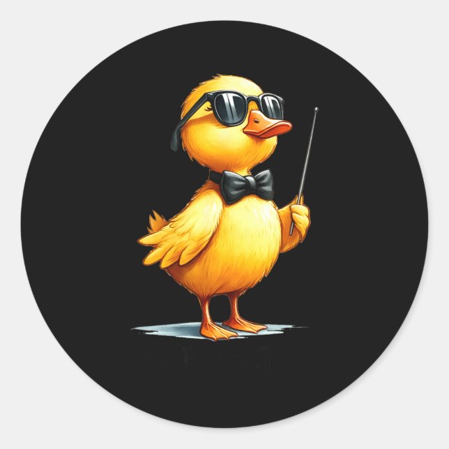 Adesivo Conductor, Funny Duck Quote  (Frente)