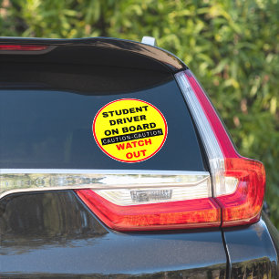 Adesivo Condutor de Estudantes no Conselho para Carros - C