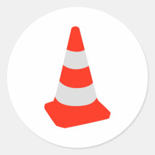 Adesivo Cone do tráfego