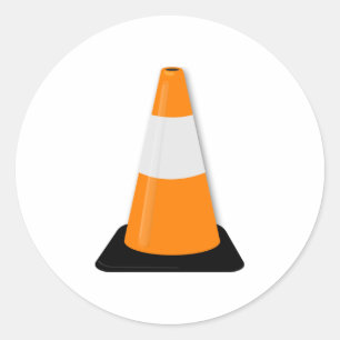 Adesivo Cone do tráfego