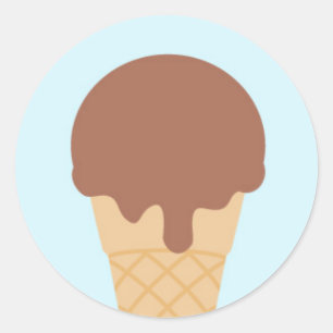 Adesivo Cone doce do sorvete