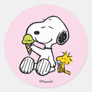Adesivo Cones de Sorvete do Snoopy & Woodstock