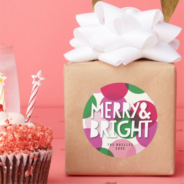 Adesivo Confetes de Pontos Coloridos Natal Merry & Bright (Festa)