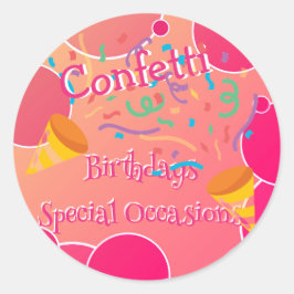 Adesivo Confetti Birthdays & Special Occastion Sticker