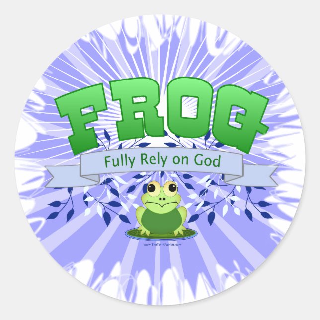 Adesivo Confie em Deus (Frente)