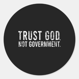 Adesivo Confie em Deus não Governo