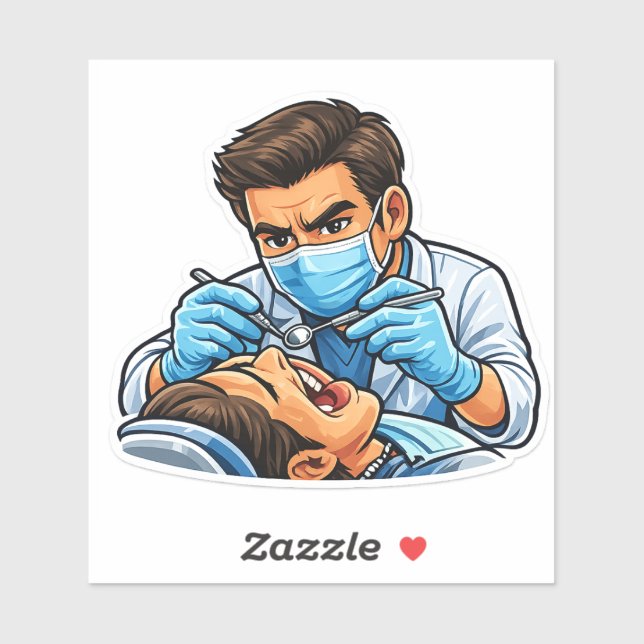 Adesivo confie em mim sou dentista (Folha)