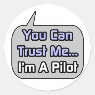 Adesivo Confie Em Mim.Sou piloto