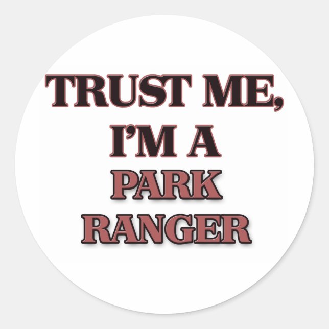 Adesivo Confie em mim, sou um RANGER PARK (Frente)