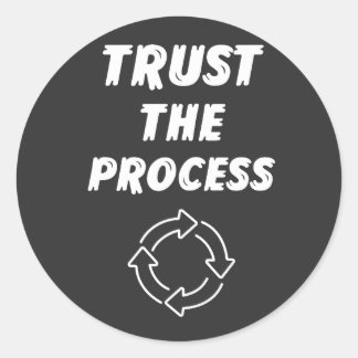Adesivo Confie no Processo – Minimalista Motivacio