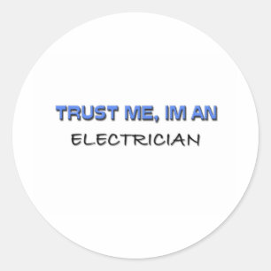 Adesivo Confie que eu mim é um eletricista