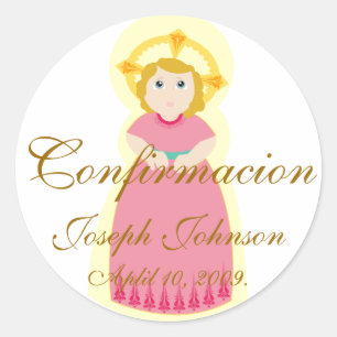 Adesivo "Confirmacion Etiqueta-Personaliza