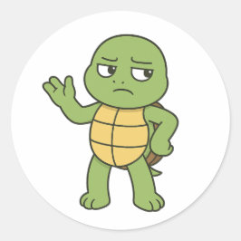 Adesivo Confused turtle
