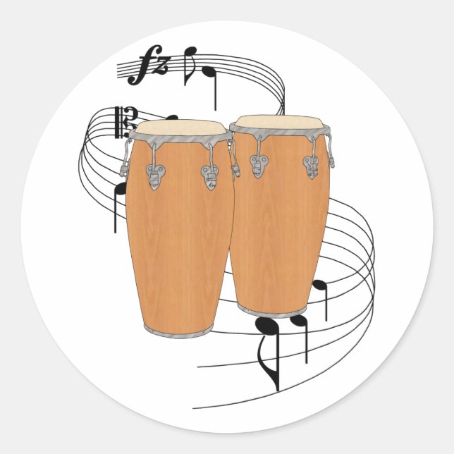 Adesivo Conga Drums (Frente)