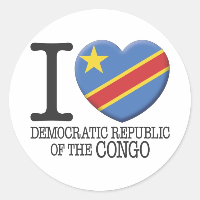 Adesivo Congo, República Democrática do (Frente)