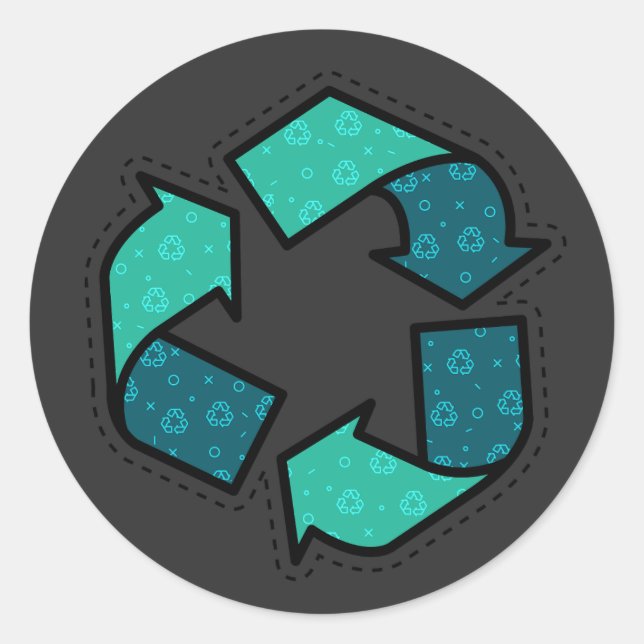 Adesivo Conheça o Reciclagem - Dia da Terra (Frente)