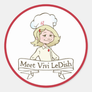 Adesivo Conheça Vivi LeDish Stickers
