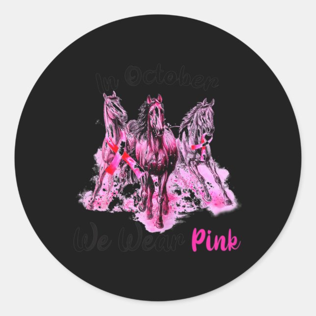 Adesivo Conhecimento das mulheres em outubro Nós Vestimos  (Frente)