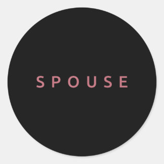 Adesivo Cônjuge Casado Esposa Marido Casamento Divertido C