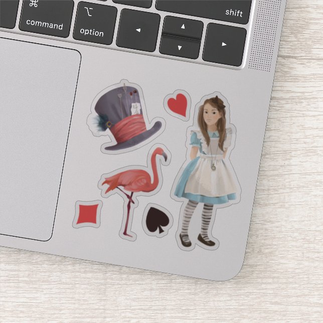 Adesivo Conjunto da Alice no País das Maravilhas  (Detalhe)