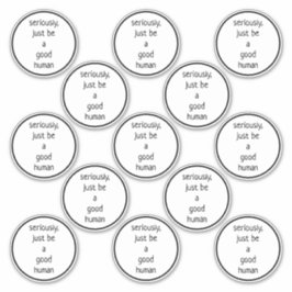 Adesivo conjunto de 13 de 3 polegadas seriamente seja apen