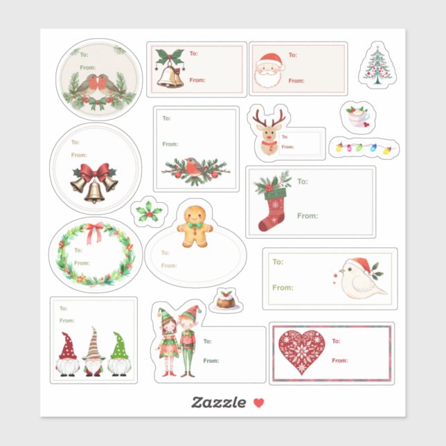 Adesivo Conjunto de 18 pc do Pacote de Variedade de Presen (Folha)