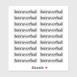 Adesivo Conjunto de 18 Rótulos ABA Autocolantes Autismos