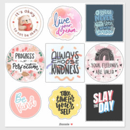 Adesivo Conjunto de 9 Vinil Autoamor